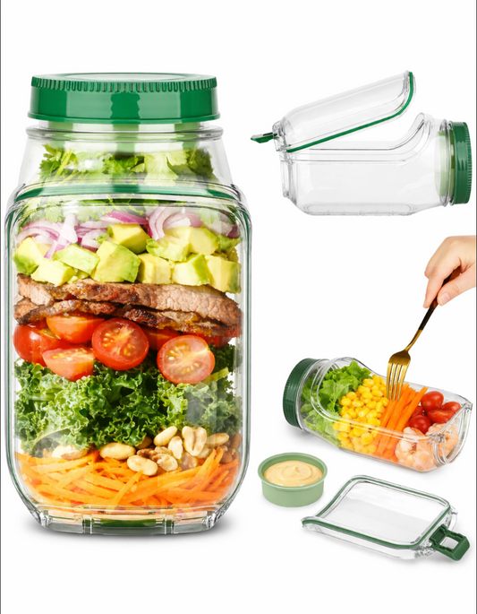Side-Opening Food Container